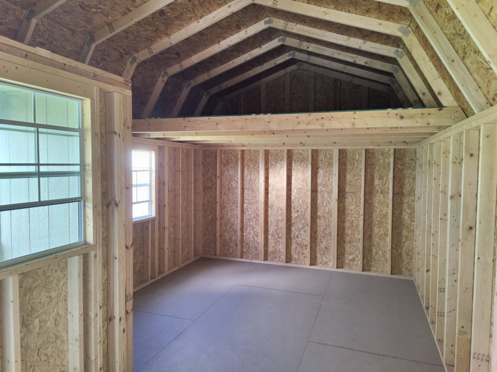 12x32 Center Lofted Cabin Interior View 2